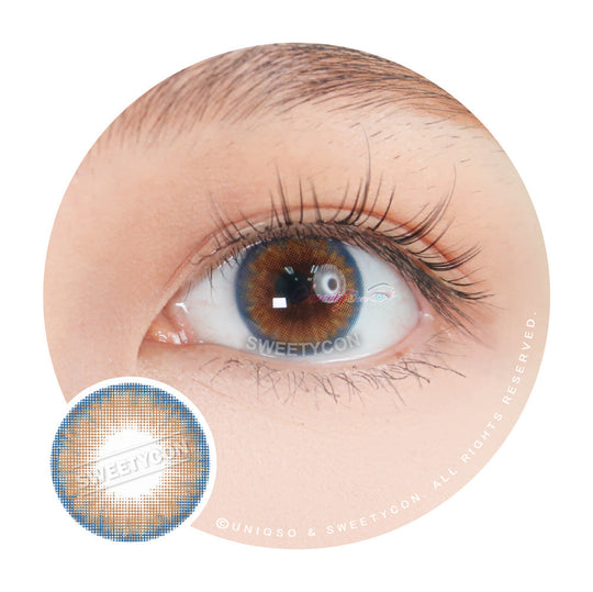 Sweety Bella Blue Brown (1 lens/pack)