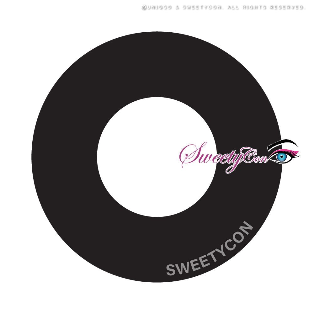 Sweety Magic Black 15mm (1 lens/pack)-Colored Contacts-UNIQSO