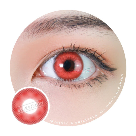 Sweety Milkshake Red (1 lens/pack)