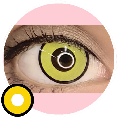 Sweety Crazy Yellow Zombie / Manson (1 lens/pack)