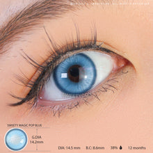 Load image into Gallery viewer, Sweety Magic Pop Blue-Colored Contacts-UNIQSO
