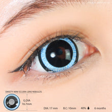 Load image into Gallery viewer, Sweety Mini Sclera Lens Nebulos (1 lens/pack)-Mini Sclera Contacts-UNIQSO
