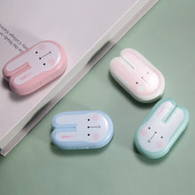 Load image into Gallery viewer, Lens Case Travel Kit - Cute Long Ears Bunny-Lens Case-UNIQSO
