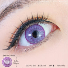 Load image into Gallery viewer, Sweety Icy 2 Violet-Colored Contacts-UNIQSO

