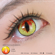 Load image into Gallery viewer, Sweety Crazy Mystery Orb Yellow-Crazy Contacts-UNIQSO

