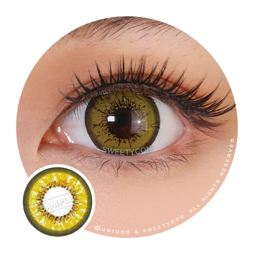 Sweety Sky Yellow II-Colored Contacts-UNIQSO