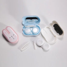 Load image into Gallery viewer, Lens Case Travel Kit - Cute Long Ears Bunny-Lens Case-UNIQSO
