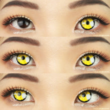 Load image into Gallery viewer, Sweety Real Anime Yellow-Colored Contacts-UNIQSO
