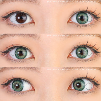 1 Day Sweety Seafoam Papakolea (10 lenses/pack)-Colored Contacts-UNIQSO