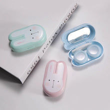 Load image into Gallery viewer, Lens Case Travel Kit - Cute Long Ears Bunny-Lens Case-UNIQSO
