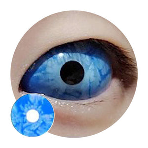 Sweety Blue Sclera Contacts Ice Zombie (1 lens/pack)-Sclera Contacts-UNIQSO