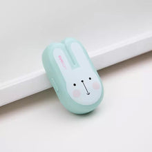 Load image into Gallery viewer, Lens Case Travel Kit - Cute Long Ears Bunny-Lens Case-UNIQSO
