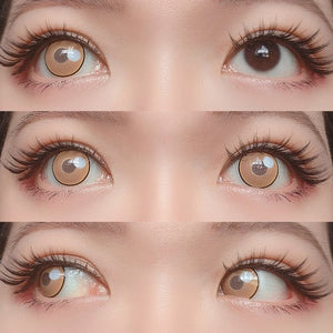 Sweety Anime Cloud Rim Brown-Colored Contacts-UNIQSO