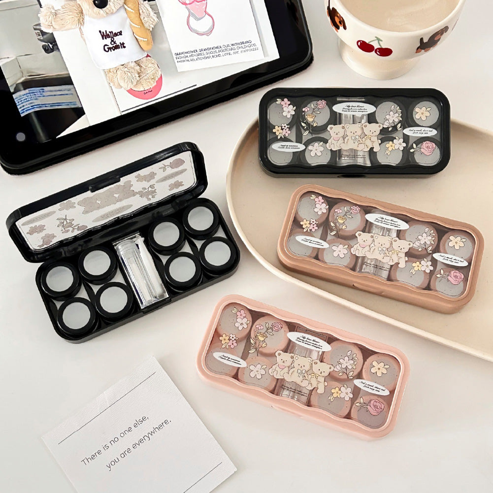 Lens Case Travel Kit - Mochi Bear-Lens Case-UNIQSO