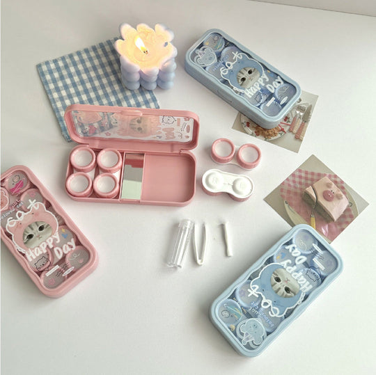 Lens Case Travel Kit - Sweet Kitty