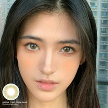 Load image into Gallery viewer, Kazzue Toric Visual Olive (1 lens/pack)-Colored Contacts-UNIQSO
