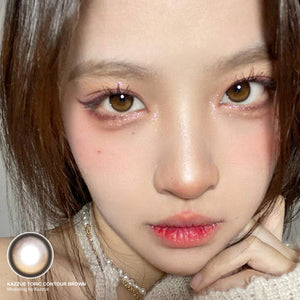 Kazzue Toric Contour Brown (1 lens/pack)-Colored Contacts-UNIQSO