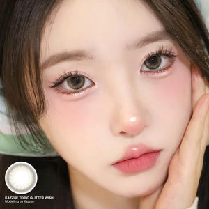 Kazzue Toric Glitter Wish (1 lens/pack)-Colored Contacts-UNIQSO