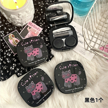 Lens Case Travel Kit - Happy Cute Kitten-Lens Case-UNIQSO