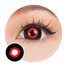 Load image into Gallery viewer, Sweety Mini Sclera Lens Red Ghouls (1 lens/pack)-Mini Sclera Contacts-UNIQSO
