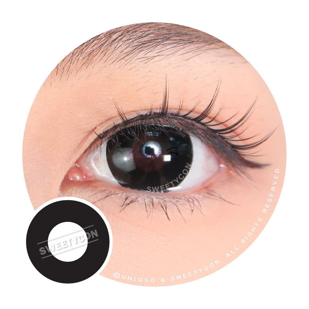 Sweety Magic Black 15mm (1 lens/pack)-Colored Contacts-UNIQSO