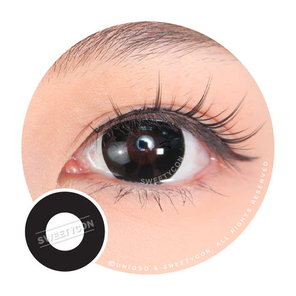 Sweety Magic Black 15mm (1 lens/pack)-Colored Contacts-UNIQSO