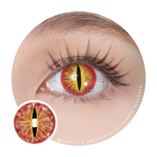 Sweety Crazy Red Demon Eye / Cat Eye (New) (1 lens/pack)