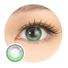 Load image into Gallery viewer, Sweety Anime Tear Green-Colored Contacts-UNIQSO
