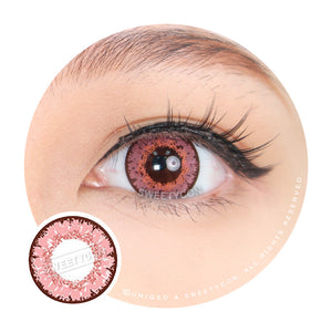 Sweety Queen Pink (1 lens/pack)-Colored Contacts-UNIQSO