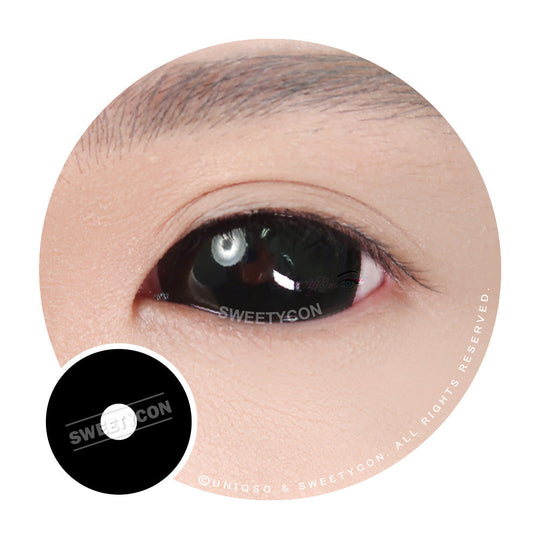 CrazyLab 22mm Black Sclera Sabretooth (2 lenses/pack)