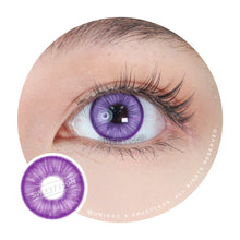 Load image into Gallery viewer, Sweety E-Blink Violet (1 lens/pack)-Colored Contacts-UNIQSO
