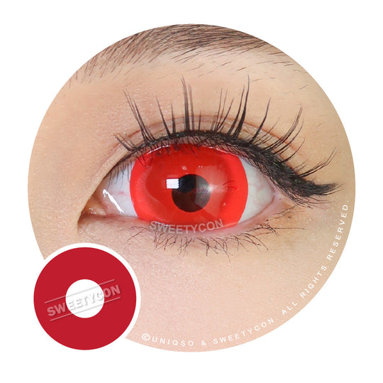 CrazyLab 17mm Glow Red (2 lenses/pack)