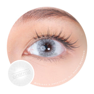 Sweety Hidrocor Icy Grey (1 lens/pack)-Colored Contacts-UNIQSO