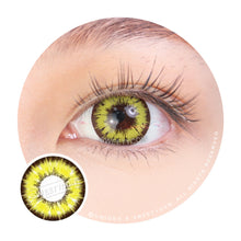 Load image into Gallery viewer, Sweety Akaten Yellow (1 lens/pack)-Colored Contacts-UNIQSO
