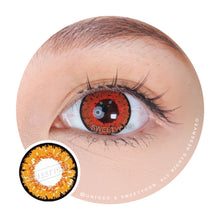 Load image into Gallery viewer, Sweety Queen Light Orange (1 lens/pack)-Colored Contacts-UNIQSO
