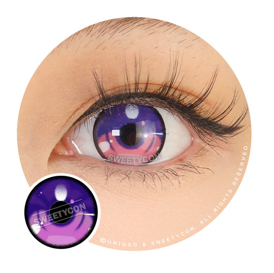 CrazyLab Anime3 Violet (2 lenses/pack)