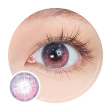 Load image into Gallery viewer, Sweety Anime Tear Purple Pink (1 lens/pack)-Colored Contacts-UNIQSO
