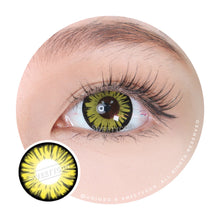 Load image into Gallery viewer, Sweety Firefly Yellow (1 lens/pack)-Colored Contacts-UNIQSO
