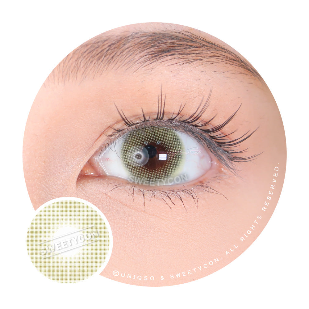 Sweety Hidrocor II Giallo (1 lens/pack)-Colored Contacts-UNIQSO