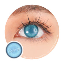 Load image into Gallery viewer, Sweety Glass Ball Blue (1 lens/pack)-Colored Contacts-UNIQSO
