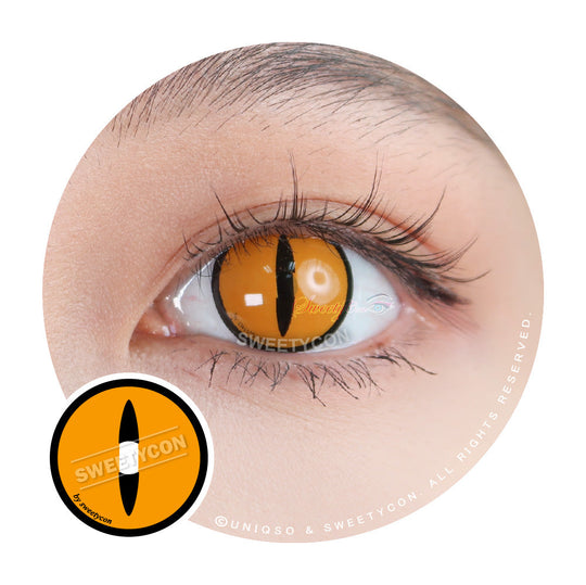 Sweety Crazy Gold Demon Eye / Cat Eye (1 lens/pack)
