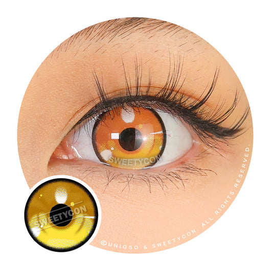 CrazyLab Anime3 Yellow (2 lenses/pack)