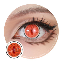 Load image into Gallery viewer, Sweety Demon Eye Orange-Colored Contacts-UNIQSO
