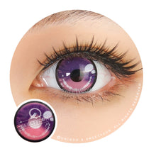 Load image into Gallery viewer, Sweety Anime 2 Purple Pink (1 lens/pack)-Colored Contacts-UNIQSO
