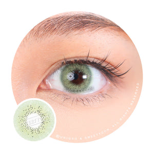 Sweety Ocean Green (1 lens/pack)-Colored Contacts-UNIQSO