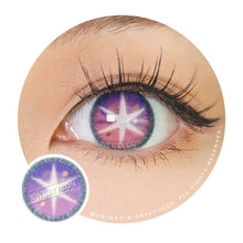 Load image into Gallery viewer, Sweety Star Idol Violet (1 lens/pack)-Colored Contacts-UNIQSO
