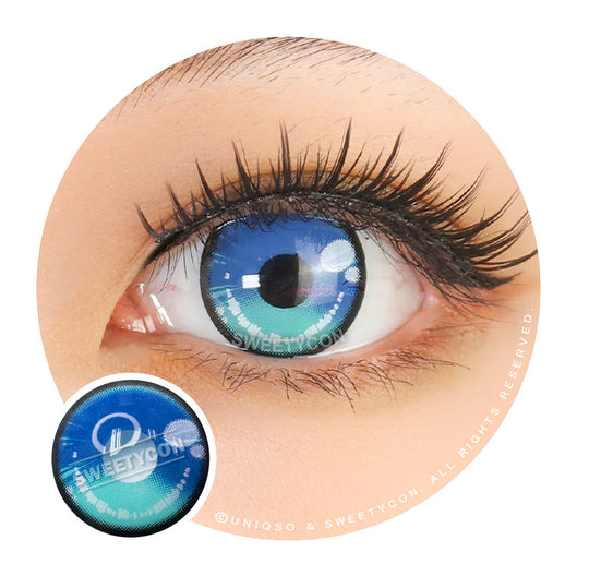 CrazyLab Anime2 Blue (2 lenses/pack)