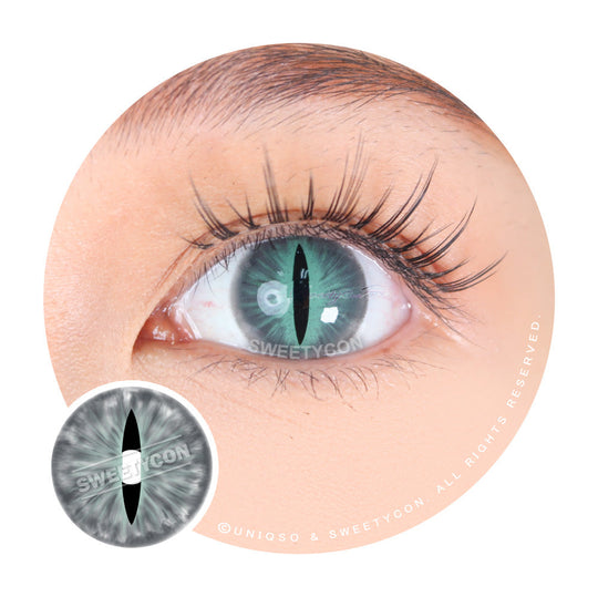 Sweety Crazy Gray Demon Eye / Cat Eye (New) (1 lens/pack)