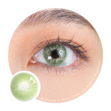 Load image into Gallery viewer, Sweety Love.S Green (1 lens/pack)-Colored Contacts-UNIQSO
