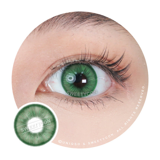 Sweety E-Blink Green (1 lens/pack)